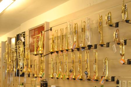 Musikhaus Fackler, Blasinstrumente, Trompeten