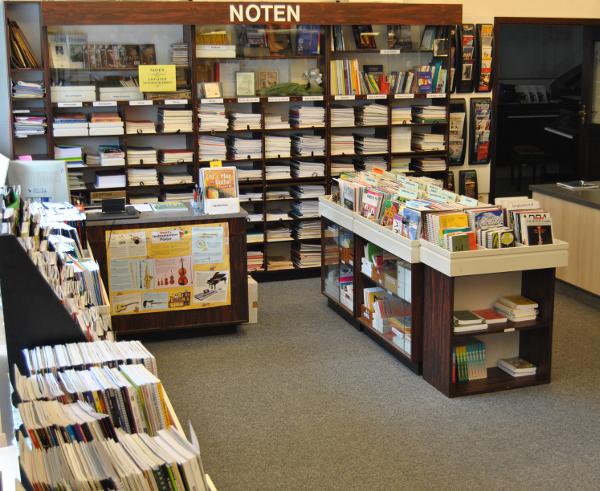 Musikhaus Fackler, Notenabteilung